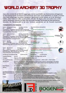 WA Trophy Ausschreibung